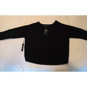 Vertigo Waffle Knit Sweater NWT Size L